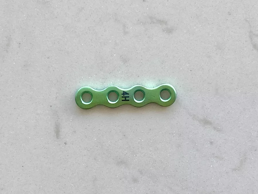 Miniplaca de bloqueo para reconstrucción de 1,5 mm
