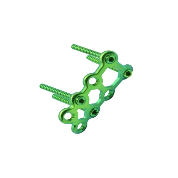 Placa de bloqueo de mini puntal de 1,5 mm (en ángulo oblicuo)